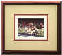 Framed miniature "Goal line Stand".